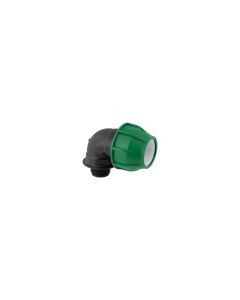 Winkel 90°, 32 x 1¨AG #38850
