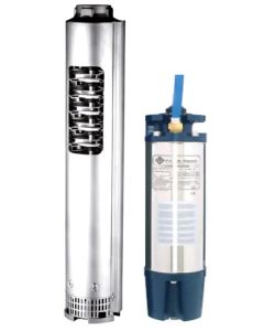 Mehrstufige 6¨ Unterwasserpumpe mit integriertem Rückschlagventil, FRANKLIN-Unterwassermotor mit Motor-Kurzkabel, 7,5 kW