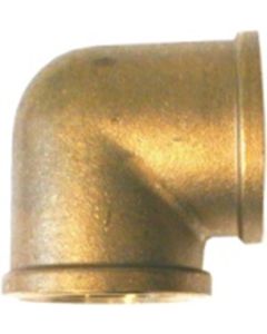 Winkel 90° aus Messing 1/2¨ IG