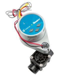 Batteriebetriebenes BLUETOOTH Steuergerät mit 1 Station, komplett mit HUNTER-Magnetventil PGV-101-G-B