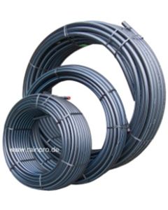lfdm. PE-Rohr 75 x 4,5 mm, 100 Meter Rolle