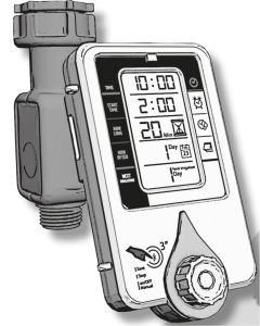 Batteriebetriebenes-Wasserhahn-Steuergerät mit 3/4" & 1" Eingang und 3/4" Ausgang, 1 Station