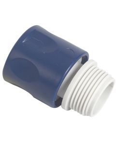 Schlauchanschluss aus Kunststoff mit 3/4" Aussengewinde 