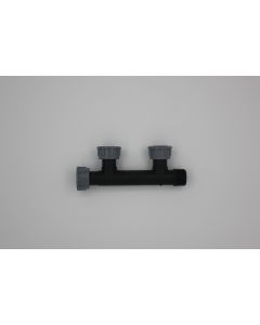 Tavlit 2er Verteiler 1" IG x (2 x 1" IG) x 1" AG aus PP mit O-Ring-Verschraubung