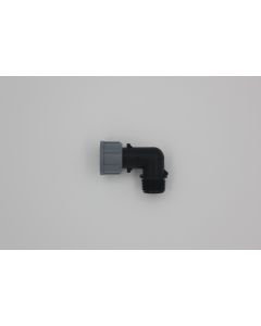 Tavlit Winkel 3/4¨ IG/AG aus PP mit O-Ring-Verschraubung