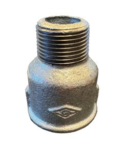 Red.-Muffen-Nippel aus Temperguss verzinkt 1¨IG x 3/4¨ AG