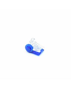 Click Kabelverbinder (klar & blau), 10 Stück Tüte, Mod. RP-KV-BVS-1-010