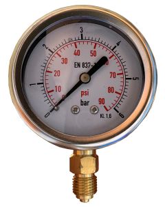 Glyzerin-Manometer 0-6 bar