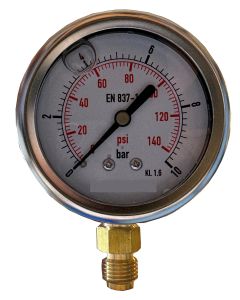 Glyzerin-Manometer 0-10 bar