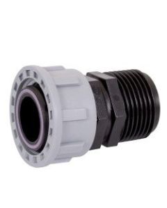 Kupplung 1" IG x 3/4" AG aus PP mit O-Ring-Verschraubung